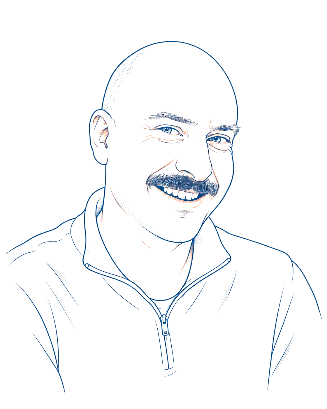 Getekend portret van Jeroen